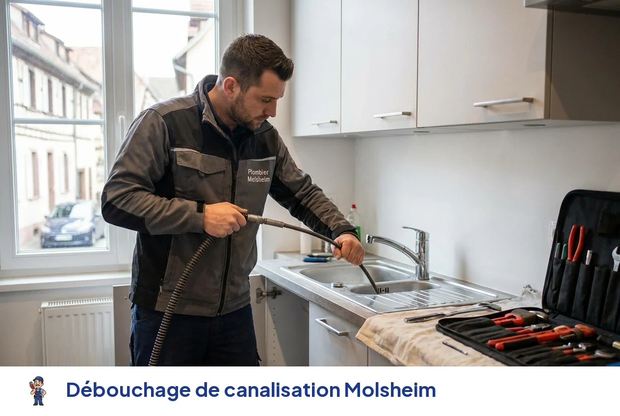 Débouchage de canalisation à Molsheim