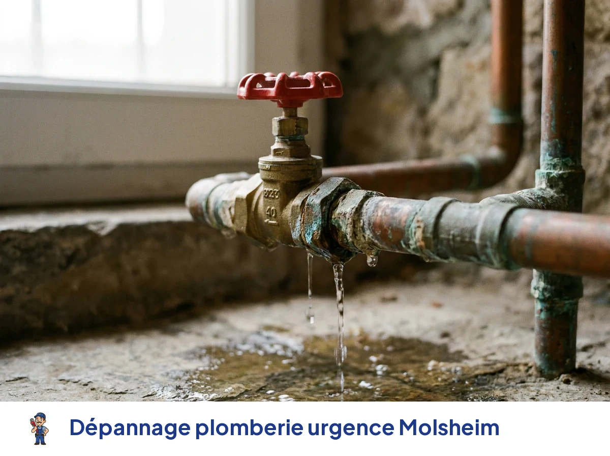 Dépannage plomberie urgence à Molsheim