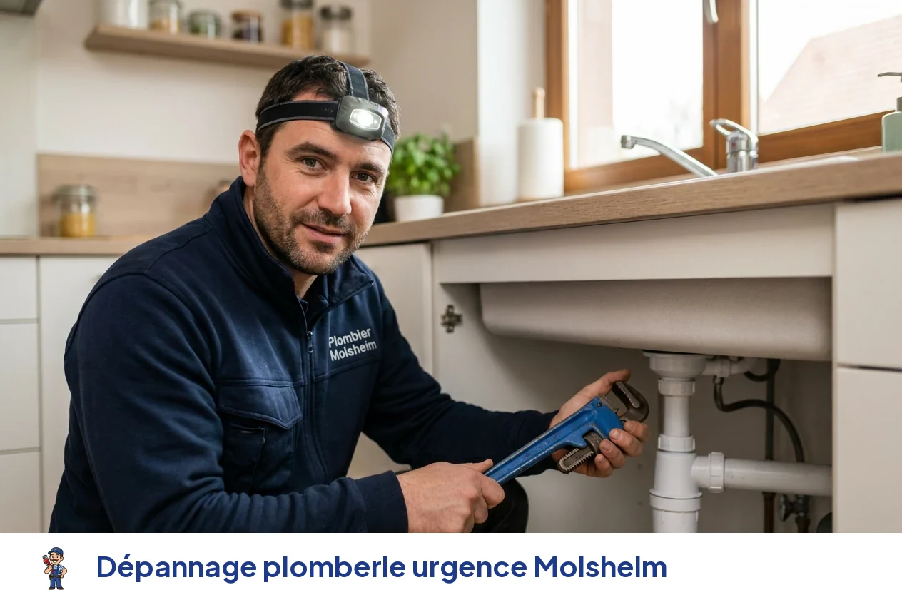 Dépannage plomberie urgence à Molsheim