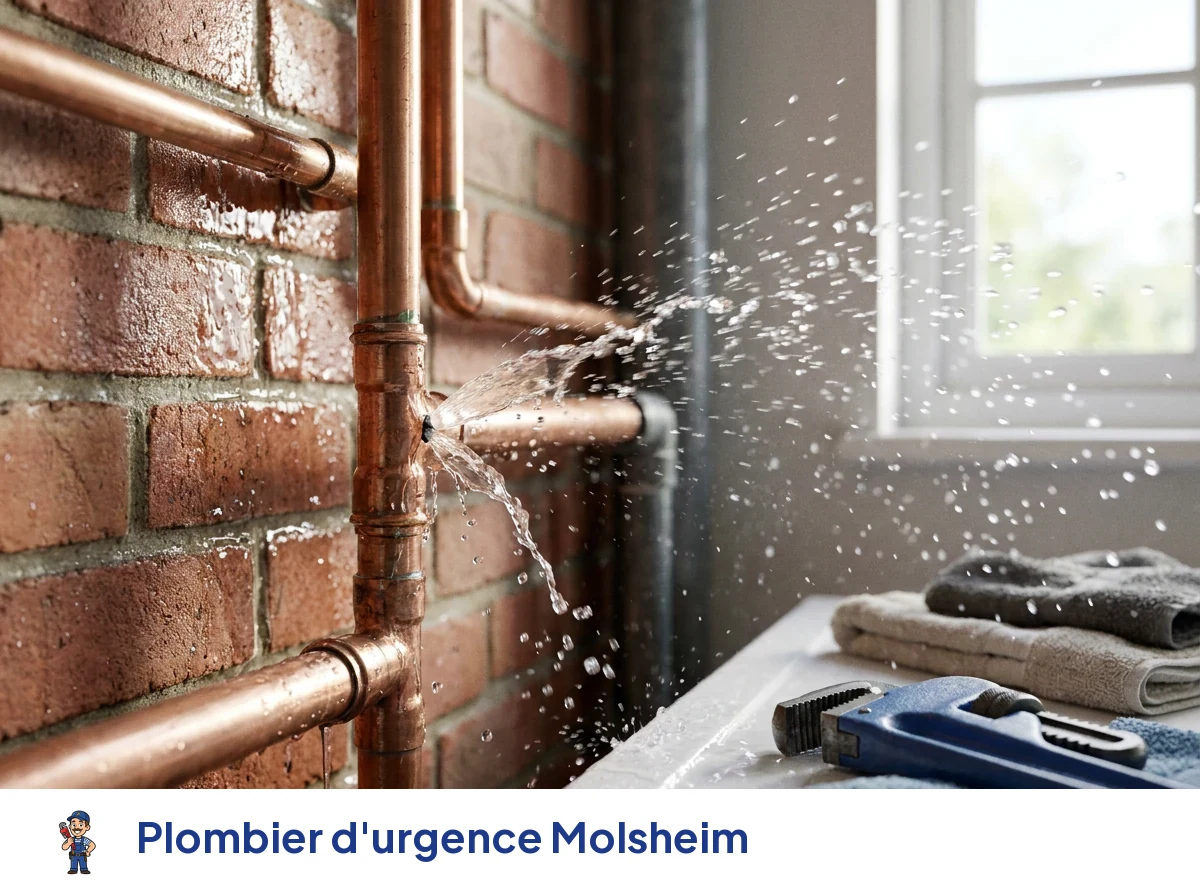 Plombier d'urgence à Molsheim