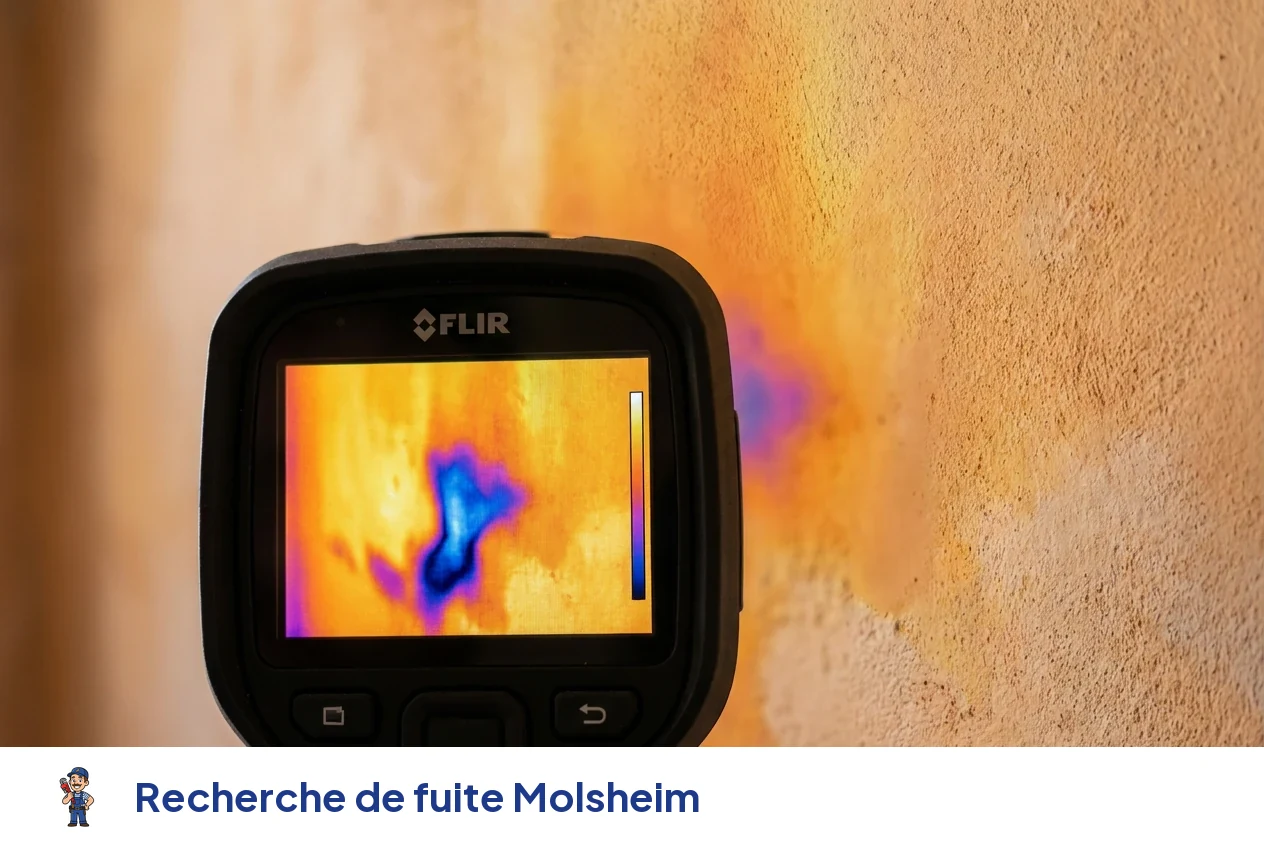 Recherche de fuite à Molsheim