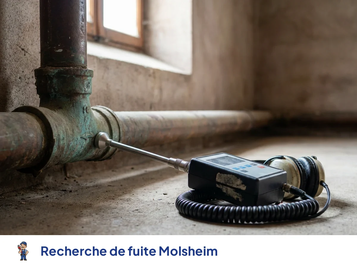 Recherche de fuite à Molsheim