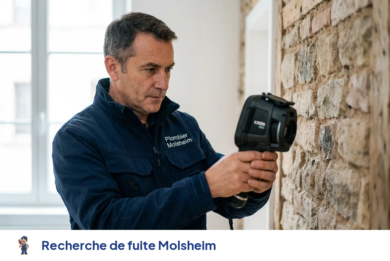 Recherche de fuite à Molsheim