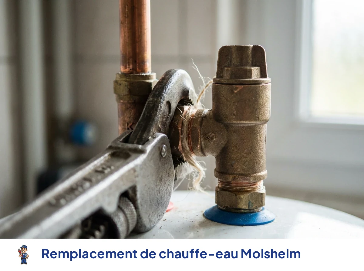 Remplacement de chauffe-eau à Molsheim