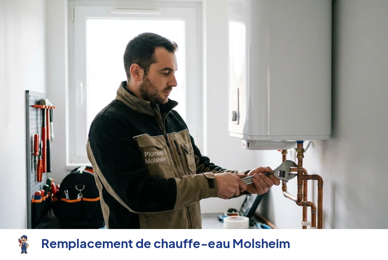 Remplacement de chauffe-eau à Molsheim
