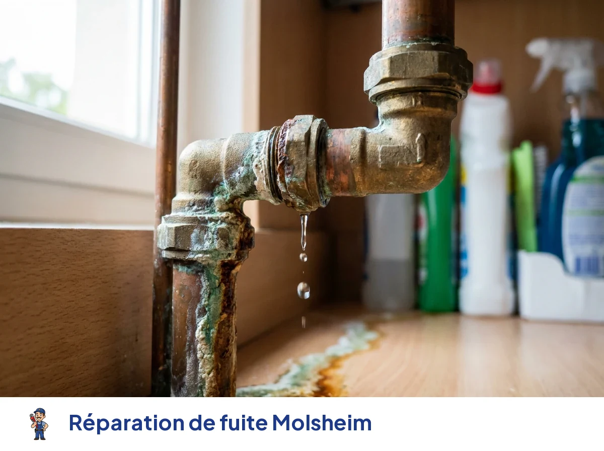 Réparation de fuite à Molsheim