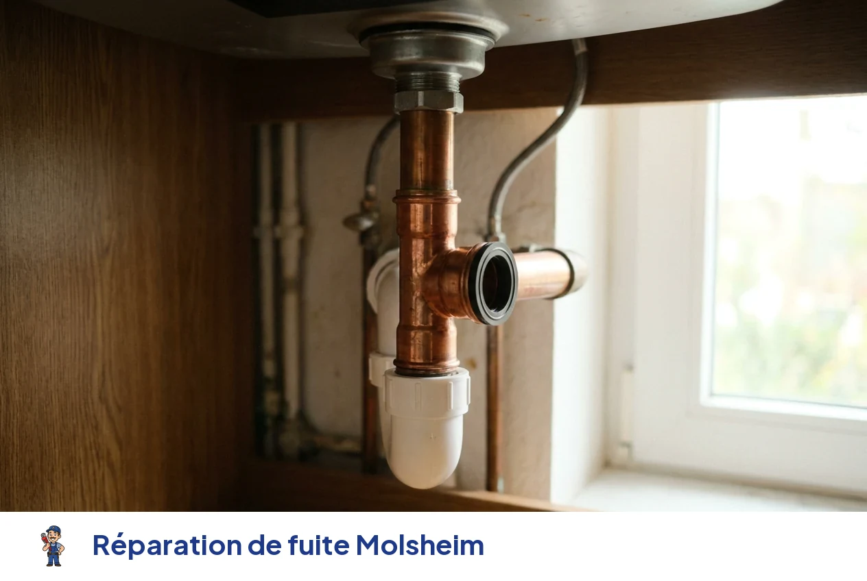 Réparation de fuite à Molsheim