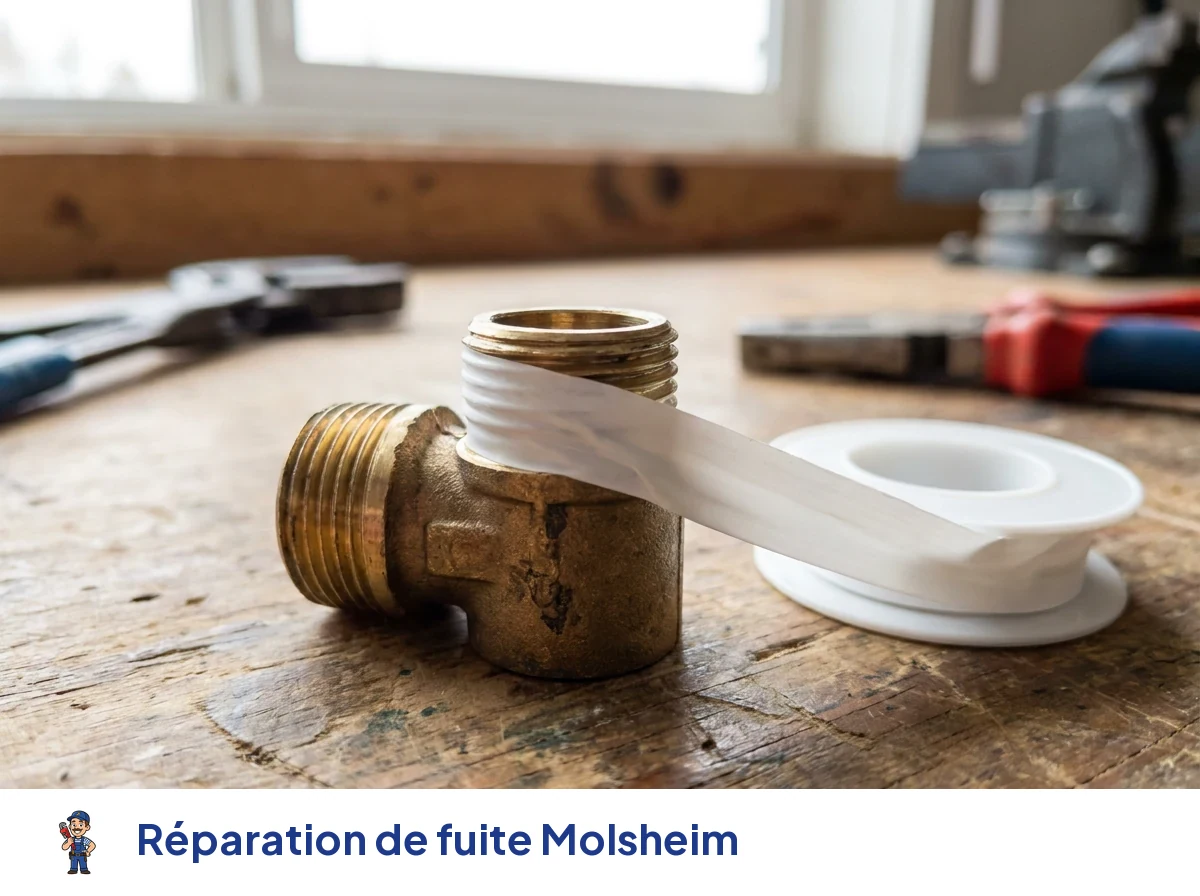 Réparation de fuite à Molsheim